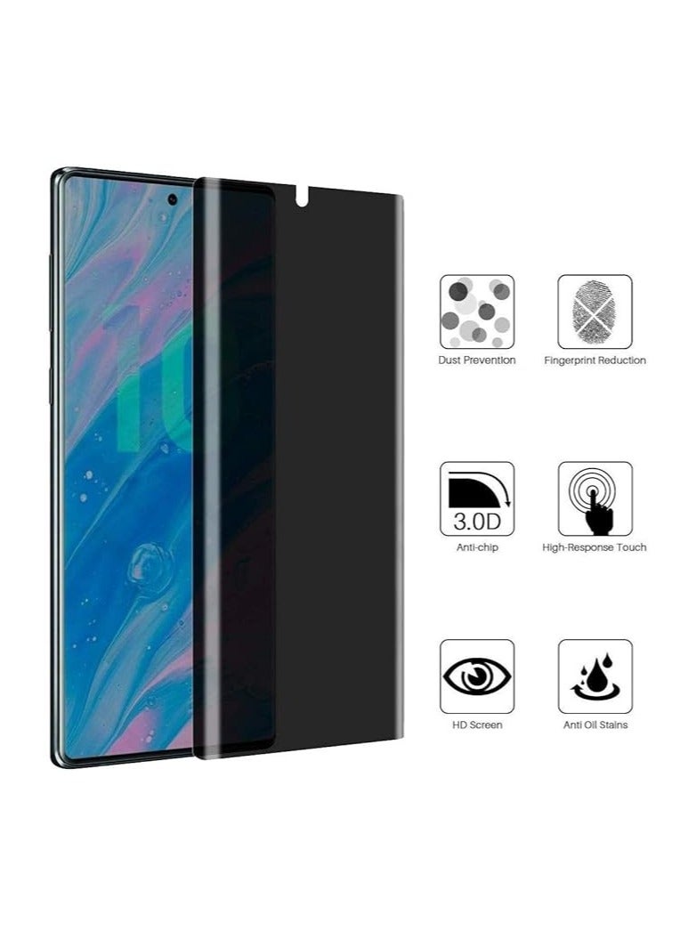 Privacy Screen Protector Surface Ceramic film matte for Samsung Note 10 Plus Black - Image 3