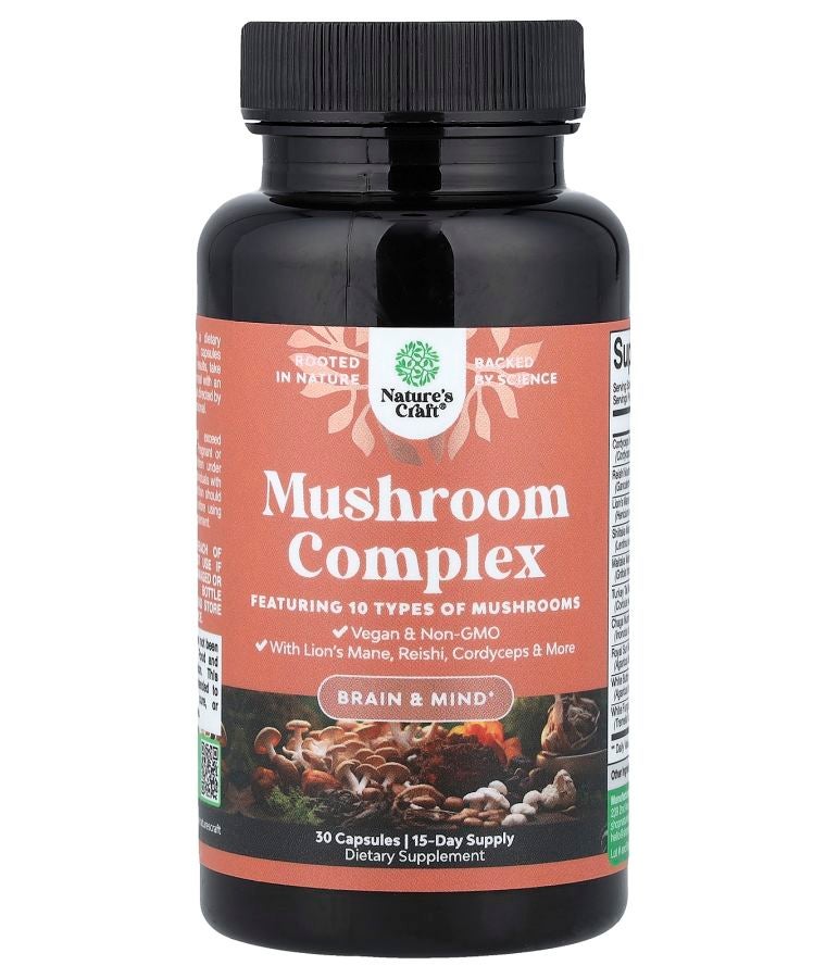 Nature's Craft Mushroom Complex 30 Capsules