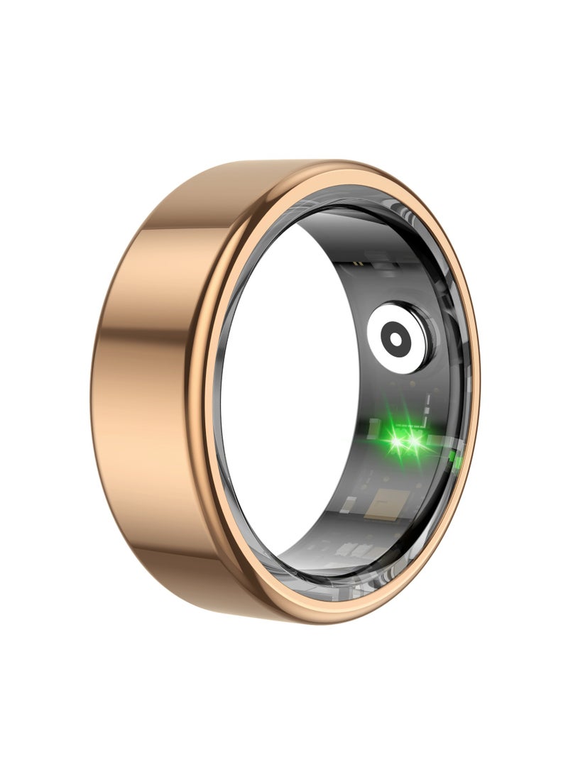 خاتم ذكي R02 مصنوع من الفولاذ التيتانيوم بدرجة عسكرية لمراقبة الصحة مقاوم للماء IP68 و3ATM أوضاع رياضية متعددة 18.9 - Image 1