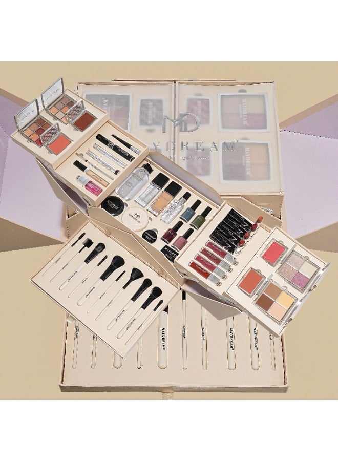 MAYDREAM Beige New Makeup Kit The Best and Most Beautiful Choice for You 49 Pieces - Image 2
