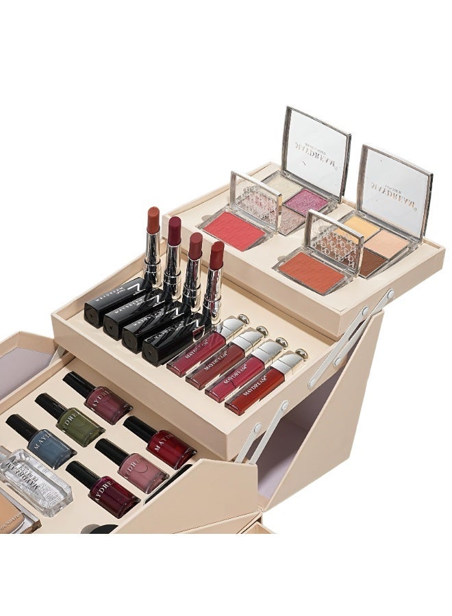 MAYDREAM Beige New Makeup Kit The Best and Most Beautiful Choice for You 49 Pieces - Image 4