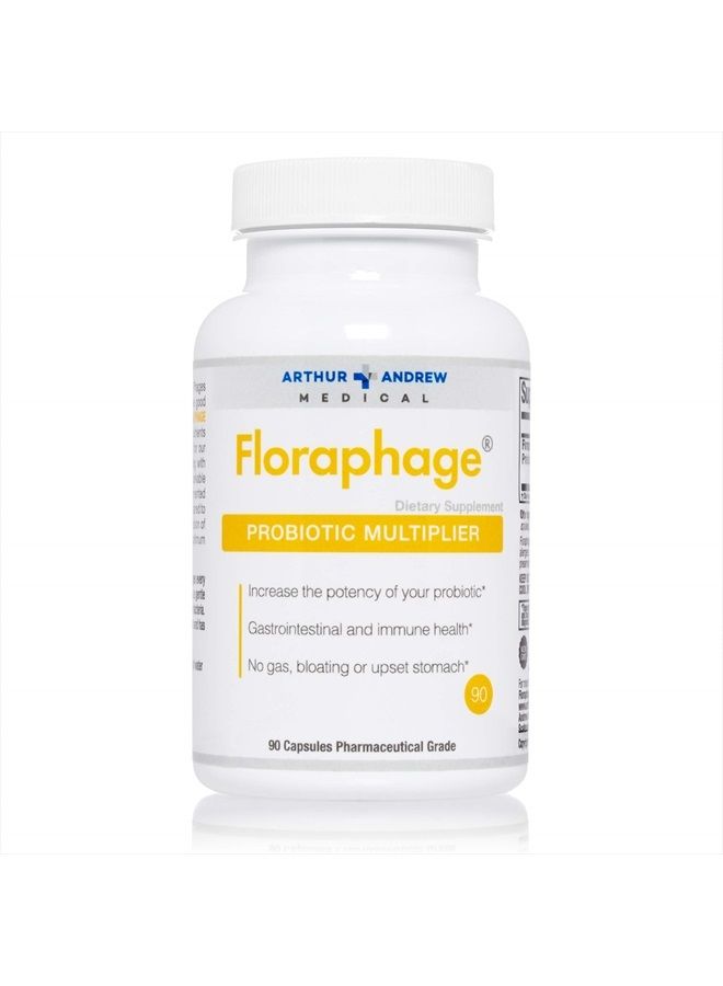 Arthur Andrew Medical , Floraphage, Prebiotic Formula and Probiotic Multiplier, 90 Capsules - Image 1