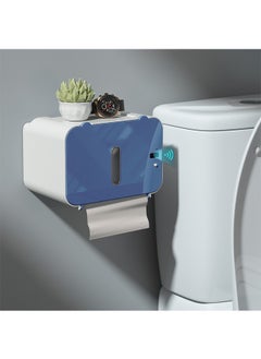 Tissue Box Holder Touch-sensitive Paper Towel Output USB Charging No Punching Required Waterproof and Moisture-proof Tissue Cover Top Storage or Mobile Phone Holder