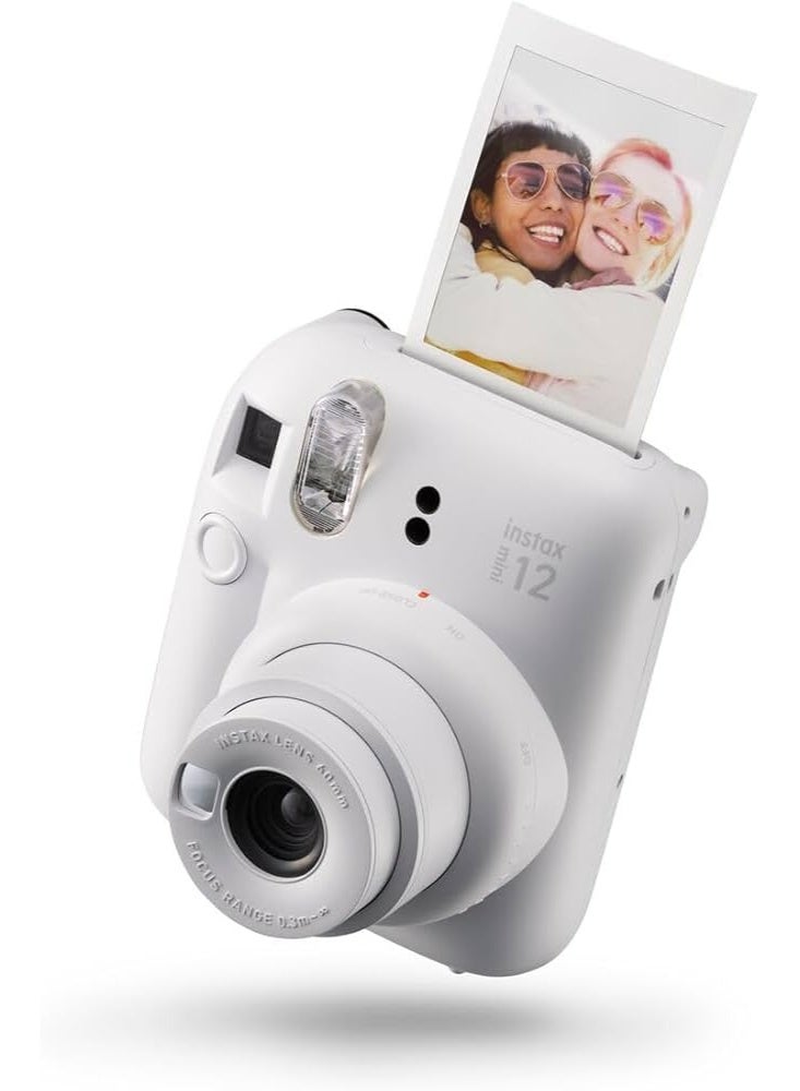 Instax Mini 12 Christmas Gift Box – White Instant Mini 12 Camera with Pink Case, Macron Mini Film, Photo Frame, Pegs and Batteries – Perfect Christmas Gift for Kids, Teens, and Adults - Image 5