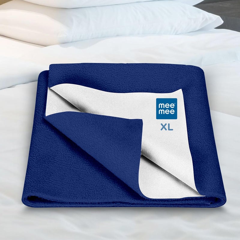 mee mee Mee Mee Ultra-Absorbent Cotton Bed Protector Mattress: Fast-Drying, Infant-Friendly Waterproof Cot Sheet (140x100cm, Orange) - Ideal for Newborns to Toddlers (0-36 Months) - Image 1