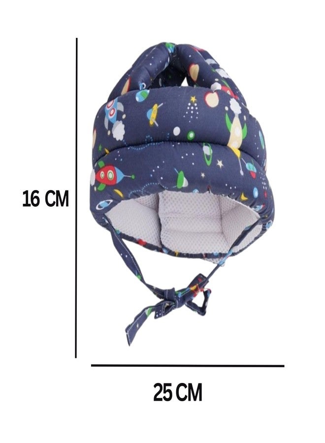 Laurant® Infant Safety Helmet – Protective, Adjustable, and Soft Headgear for Babies to Prevent Head Injuries During Crawling and Learning to Walk (Dark Blue) - Image 3