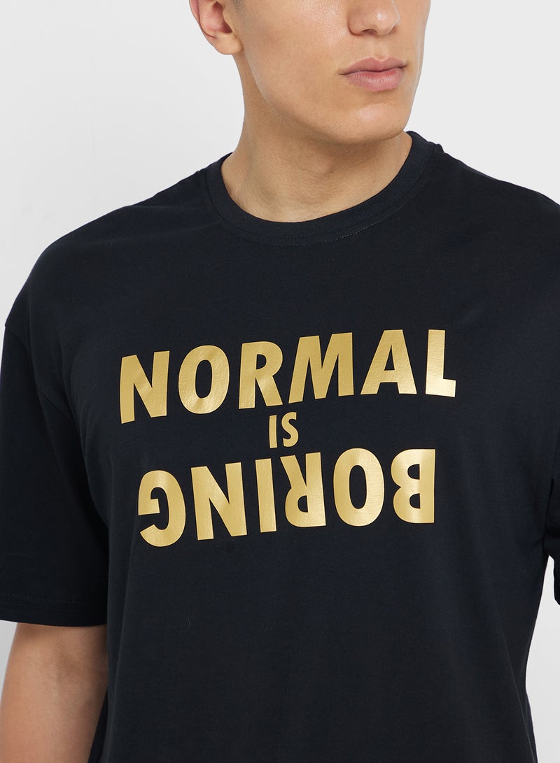 Seventy Five Oversized Crew Neck T-Shirt - Image 3