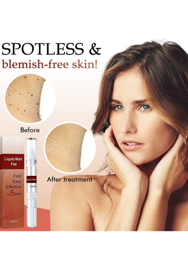 Excefore 3 Pcs Wipe Off Tags and Mole Remover, Skin Tag Remover Mole Remover, Easy to Remove, for All Body Parts, Face Armpit Flesh Neck - Image 5