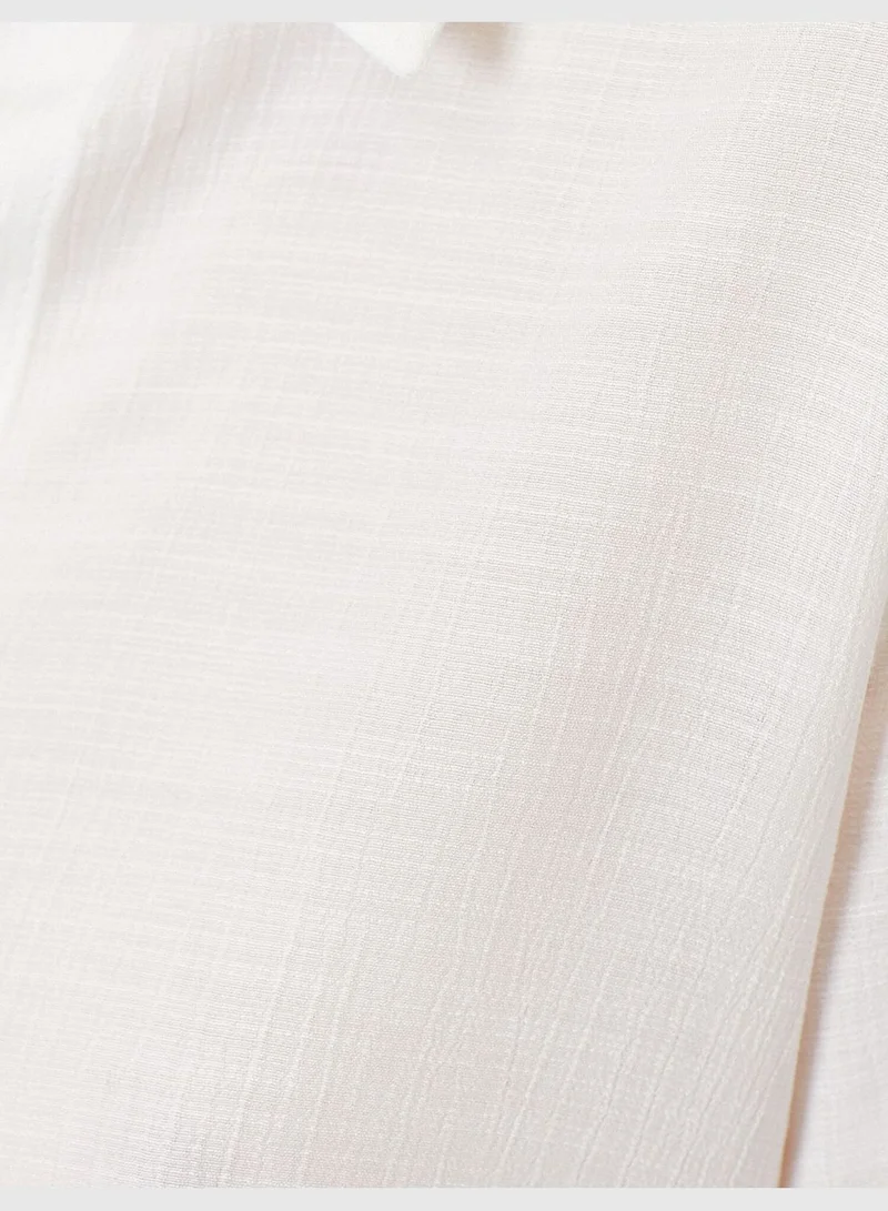 KOTON Classic Neck Shirt