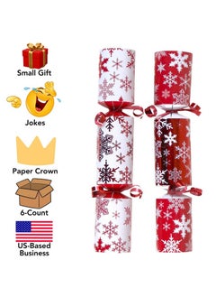 Christmas No-Snap Party Favor, 9-Inch, Red Snowflakes, 6-Count Holiday Family Party Fun Activity Supplies - pzsku/Z64B7C701E3EC1A0B8FD9Z/45/_/1734347354/a1446558-ded0-4b2a-a075-a178452f1f11