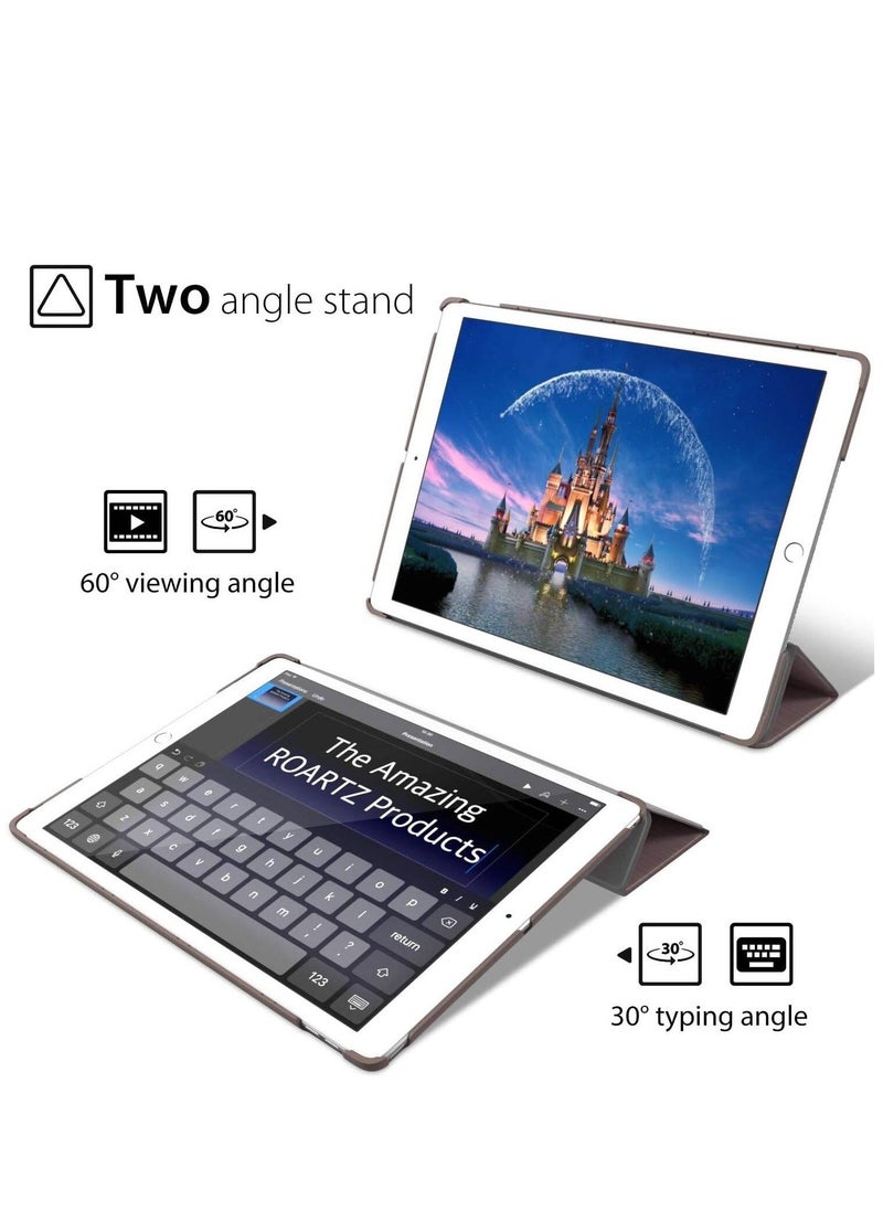 IAF Slim Fit Smart Folio Case for iPad Mini 5 â€“ Black Rubber Coated Hard Cover, Lightweight, Navy Blue with Wake/Sleep Function - Image 5