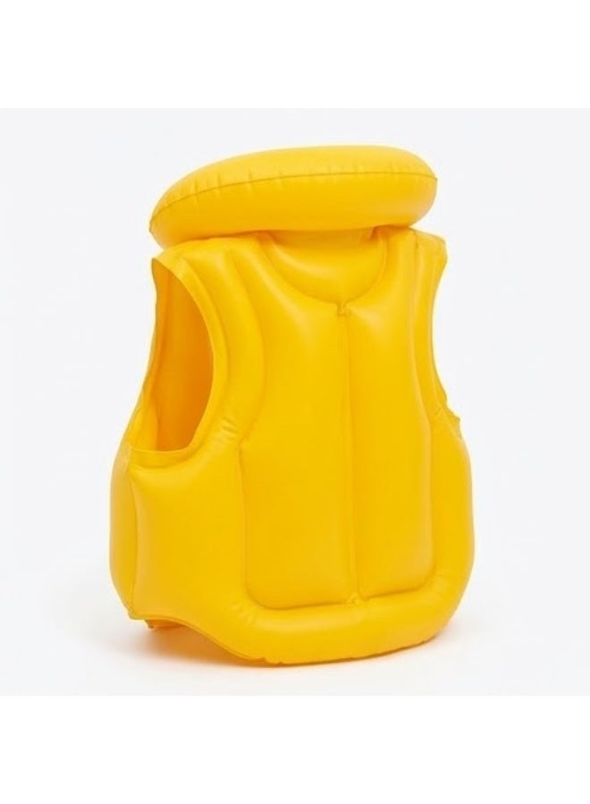 Bestway Swim Safe Inflatable Swim Vest for Kids Cartoon Yellow - Life Jacket & Swimming Training Safety Vest for Pool & Beach - Image 4