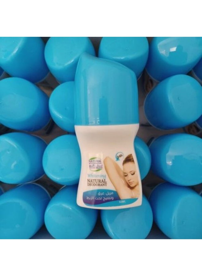 مزيل عرق طبيعي لتبييض النتائج الطبيعية 50 مل - قطعتين - Image 3