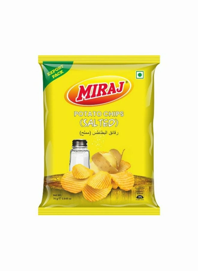 Miraj Salted Potato Chips 75gm - Image 1