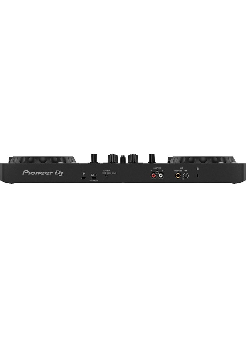 Pioneer DJ DDJ-FLX4 2-deck rekordbox and Serato DJ Controller - Graphite