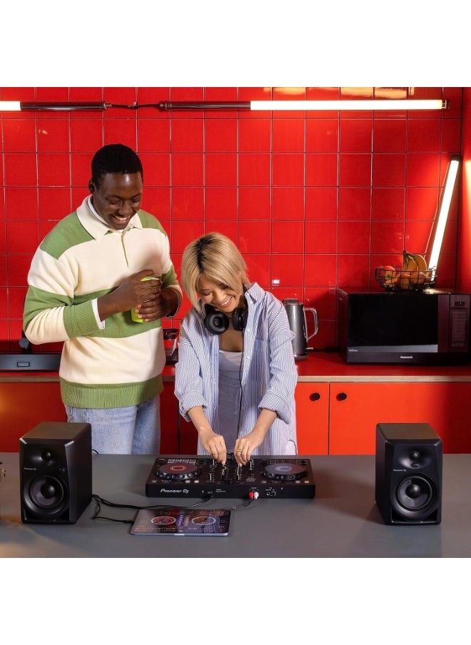 Pioneer DJ DDJ-FLX4 2-deck rekordbox and Serato DJ Controller - Graphite