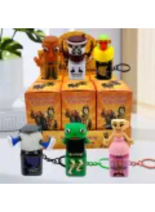 ACLIX 3D Printed Tung Tungtung Sahar Collectible Viral Brainrot Expression Pack Toy, Wooden Stick man, Suitable For Weird Gifts - Image 2