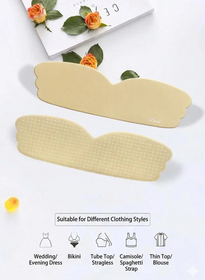 تايك تو حمالة صدر لاصقة سيليكون داخلي مضادة للانزلاق بدون حمالات