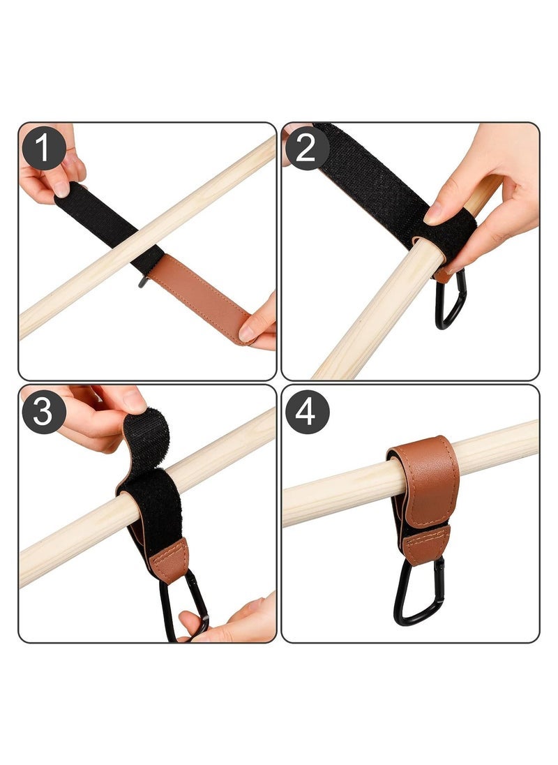 Gonice Pack Of 2 Multipurpose Stroller Hooks - Brown  - Image 4