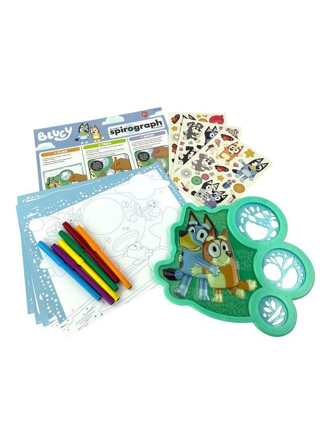 Spirograph - Cyclex Studio Bluey The Easy Way To Make Countless Amazing Designs Rotating Stencil Wheel Art Kit Ages 5+ - Image 1