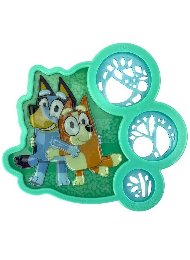 Spirograph - Cyclex Studio Bluey The Easy Way To Make Countless Amazing Designs Rotating Stencil Wheel Art Kit Ages 5+ - Image 1