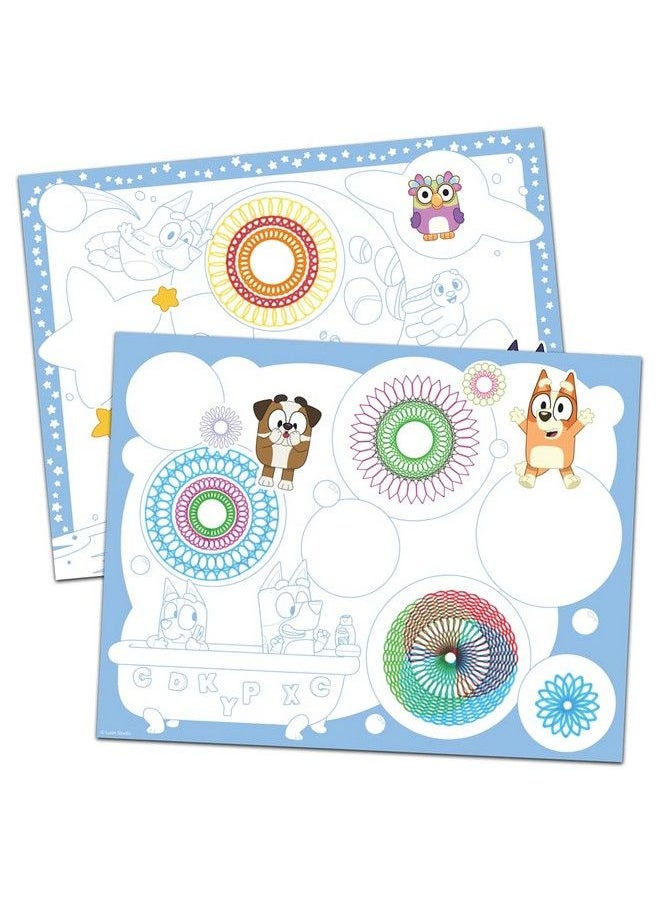 Spirograph - Cyclex Studio Bluey The Easy Way To Make Countless Amazing Designs Rotating Stencil Wheel Art Kit Ages 5+ - Image 1