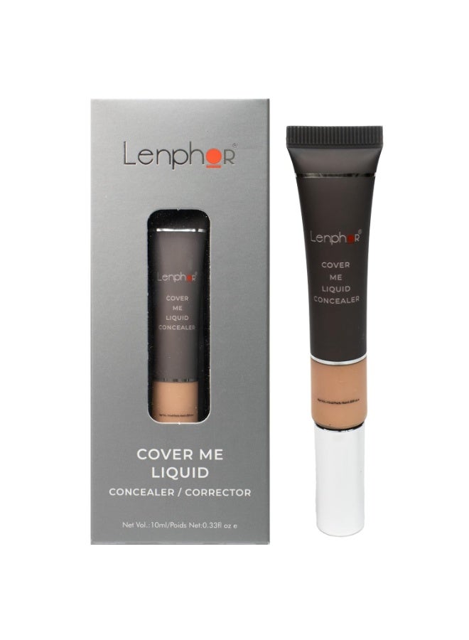 Lenphor Cover Me Liquid Concealer/Corrector Natural 10ml | High-Coverage, Natural-Looking Finish - Image 3