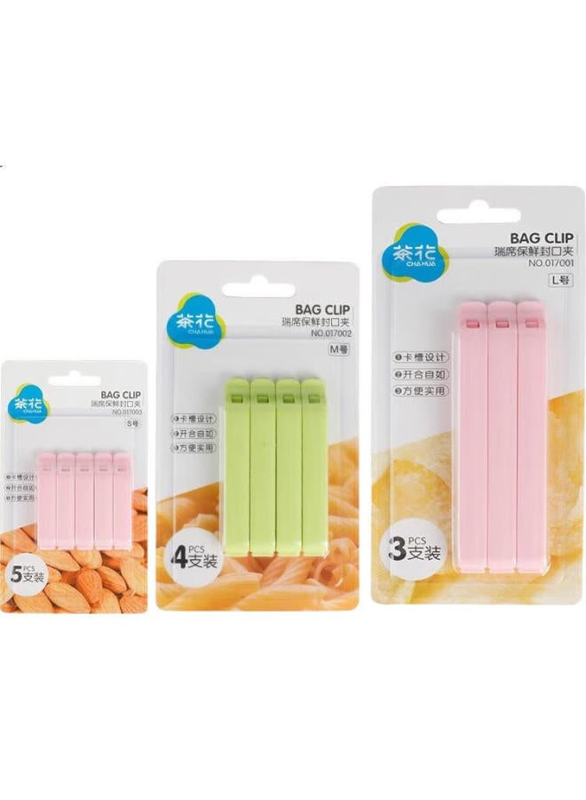 CHAHUA Food Sealing Clips, Food Sealing Clips, Moisture-Proof Clips, Large 3, Medium 4, Small 5, Combination Pack - Image 3