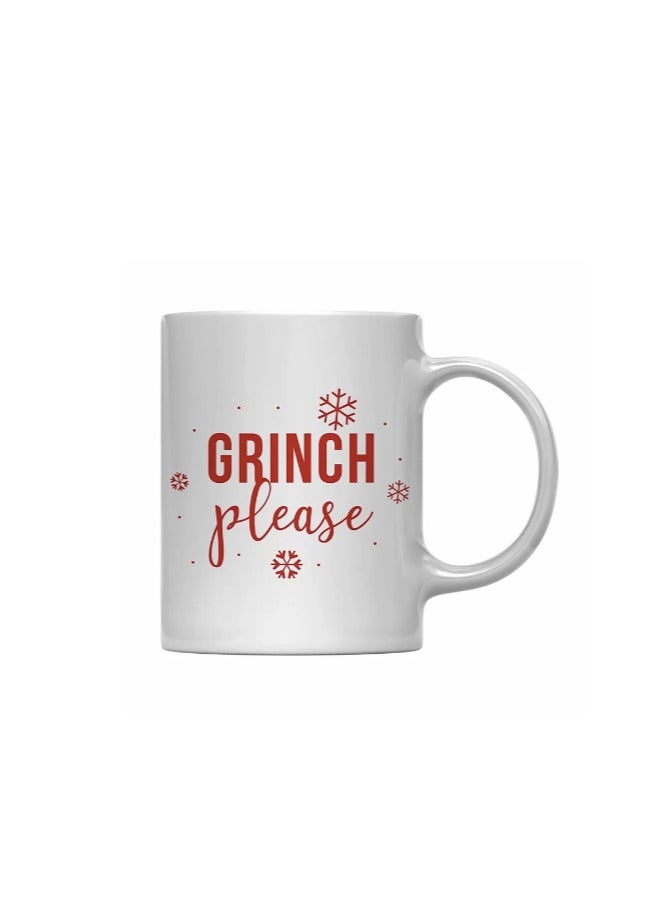LIT Grinch Please Coffee Mug
