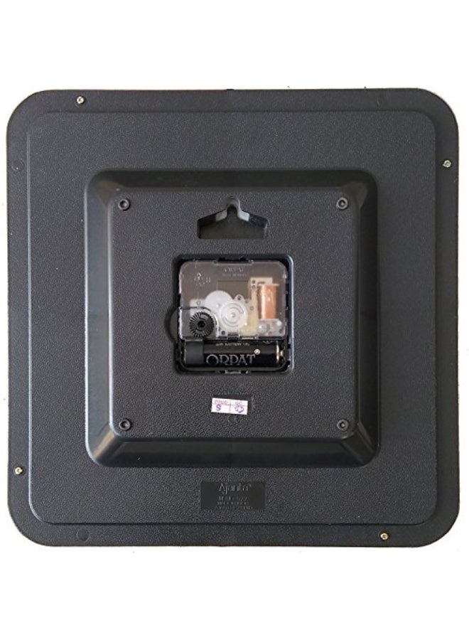 Ajanta Abstract Simple Wall Clock – White | Modern Analog Design | 24W x 39.5H cm | Battery Operated Quartz Movement | Ideal for Home, Office & Bedroom - Image 3