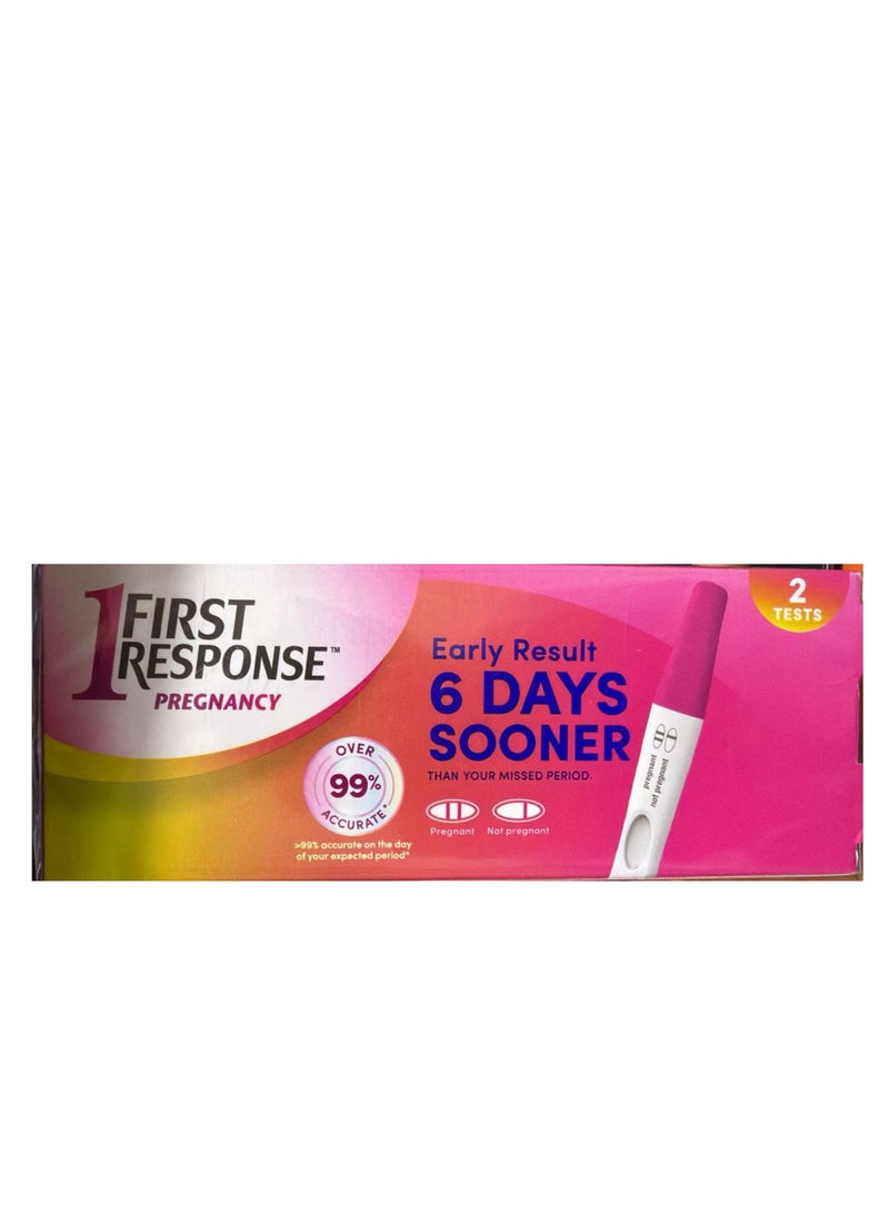 FIRST RESPONSE Early Result Pregnancy Kit 6 Days Sooner, 2 Tests - Image 5