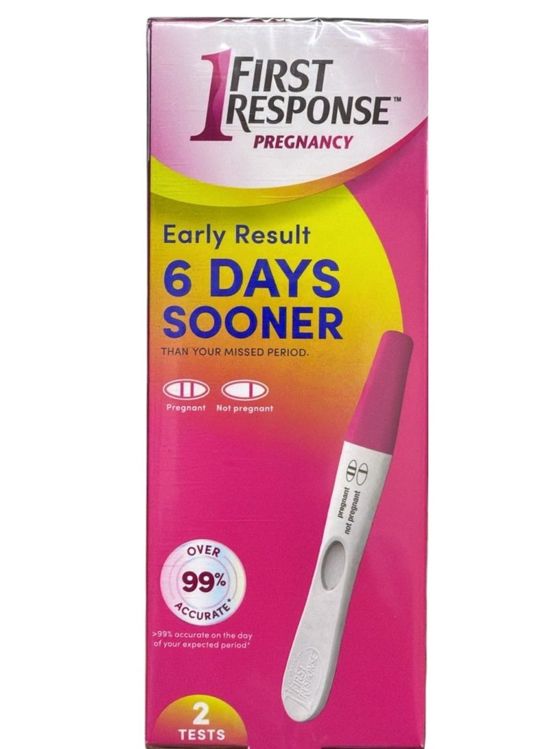 FIRST RESPONSE Early Result Pregnancy Kit 6 Days Sooner, 2 Tests - Image 3