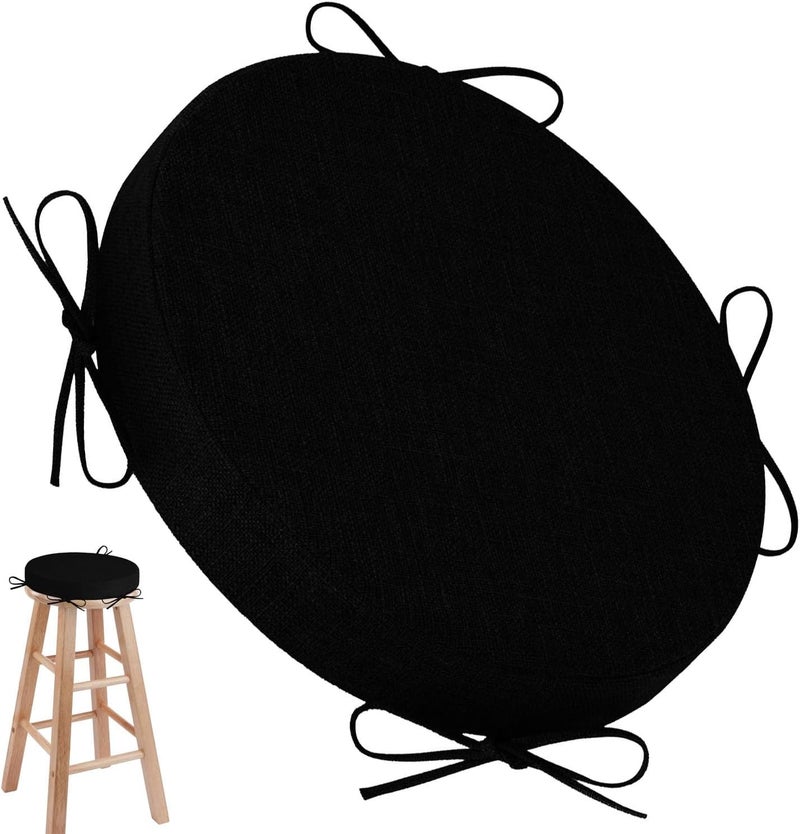 Daily repeated use trusted quality Round Bar Stool Cushion 1/2/3 in Thickened Round Chair Cushions for Kitchen Stools Non Slip Seat Pads with Long Ties and Machine Washable Cover(19,1pc: 33x3cm/13x1in) Ready-to-ship local stock Salt resistant coating Cross part assemble fit Odor free color UV resistant All climate suitability Workday cycle fulfillment Tiered purchase options Shock rubber edge Permanent & temporary usable Easy assemble alternatives Varied global sizing picks Natural material Elegant appearance Labor saving optimized design Labor saving Newly stocked local goods Safe material Upgraded general material Balanced weight Storage burden minimized build Moisture proof Classic design alternatives Medium weight - Image 1