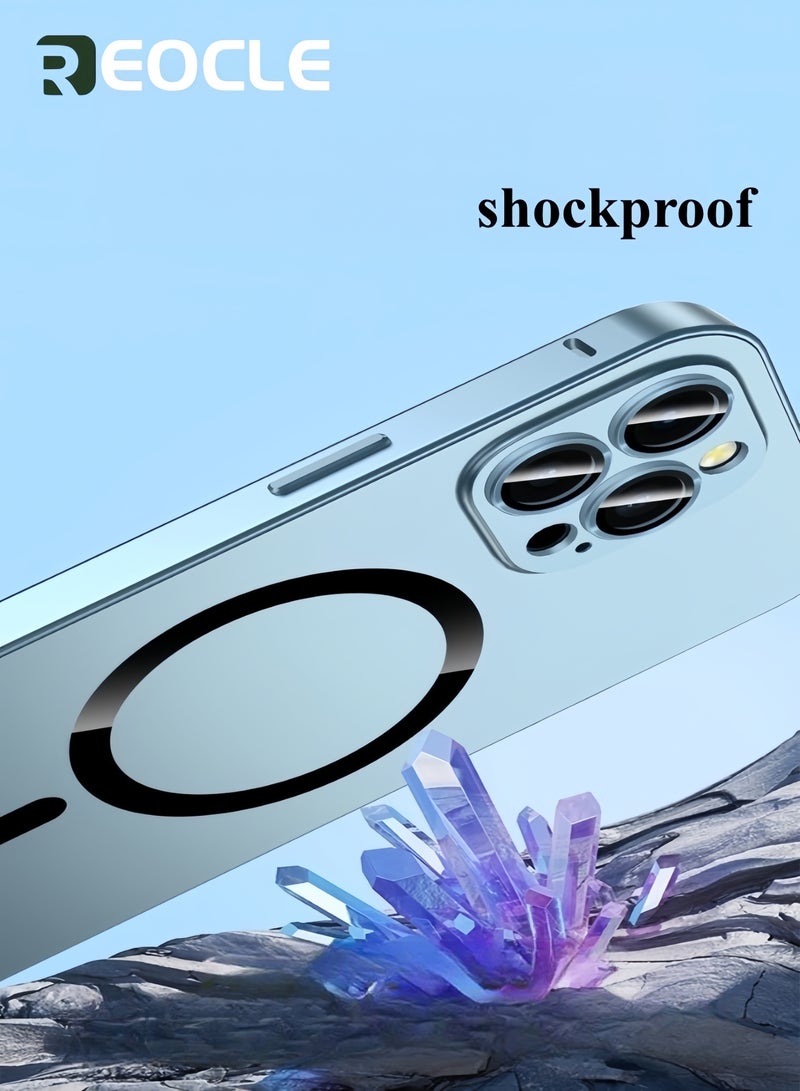 REOCLE iPhone 14 Pro Max Case Compatible with MagSafe Protection Magnetic Phone Case Classic Case for iPhone 14 Pro Max - Image 5