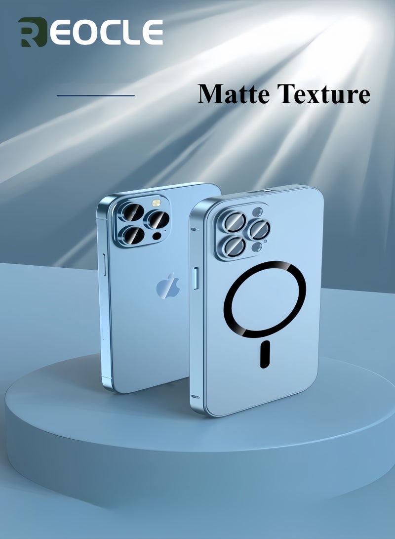 REOCLE iPhone 14 Pro Max Case Compatible with MagSafe Protection Magnetic Phone Case Classic Case for iPhone 14 Pro Max - Image 3