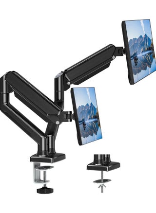 Double arm stand black