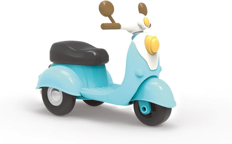OLEOCA Family Mini Motorcycle Toy Scooter Dollhouse Playset - Image 1