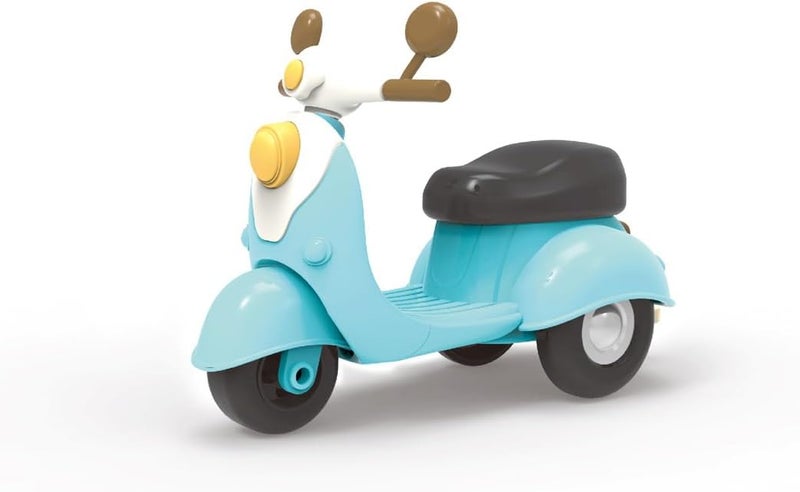 OLEOCA Family Mini Motorcycle Toy Scooter Dollhouse Playset - Image 3