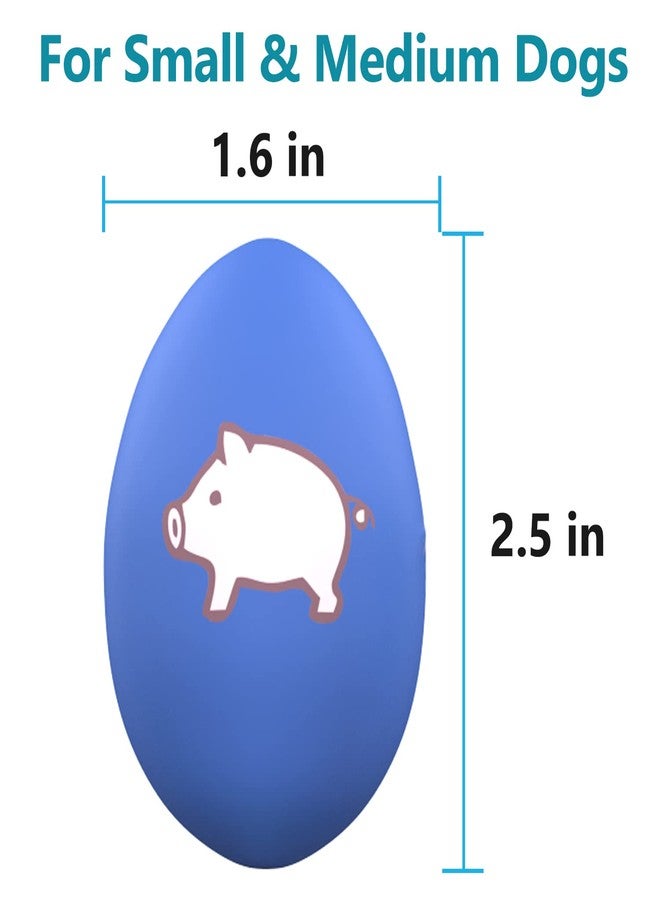 SCHITEC Squeaky Dog Toys, [4 Pack] Latex Squeaker Egg for Small Medium Pets Puppies, 2.5” Soft Animal Rubber Interactive Fetch Ball Set - Image 5