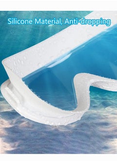 SUCITY Large Frame Clear Swim Goggles with Swimming Cap, Earplugs, and Nose Clip - Leak-Proof UV Anti Fog Swimwear Eyewear - Unisex Men Women  - Image 5