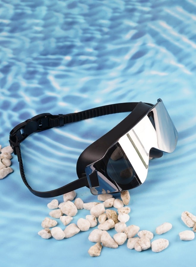 SUCITY Large Frame Clear Swim Goggles Leak-Proof UV Anti Fog Swimwear Eyewear - Unisex Men Women  - Image 2