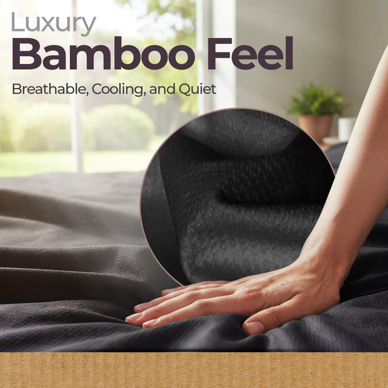 Sacred Weapon Bamboo Waterproof Blanket â€“ Bed Blanket for Cozy Moments â€“ Bed Blankets Soft & Hypoallergenic â€“ Bamboo Blankets Leakproof & Cooling for Beds, Couch & Pet Use â€“ Queen Size 60" x80. - Image 5