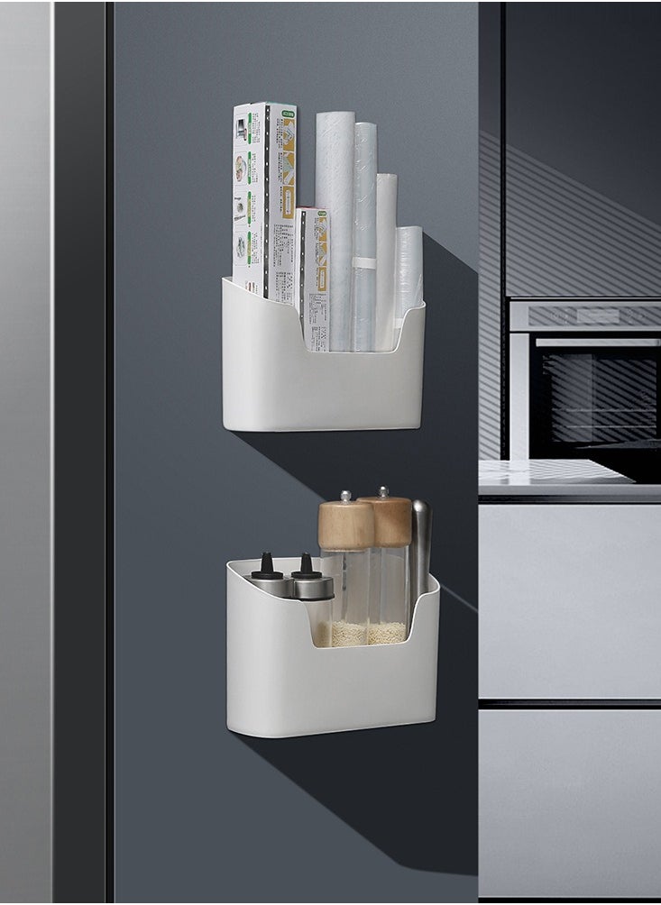 Excellent - Sundries Punch-Free Wall-Mounted Storage Box Cabinet Door Storage Box Wall-Mounted Storage Box - Image 1