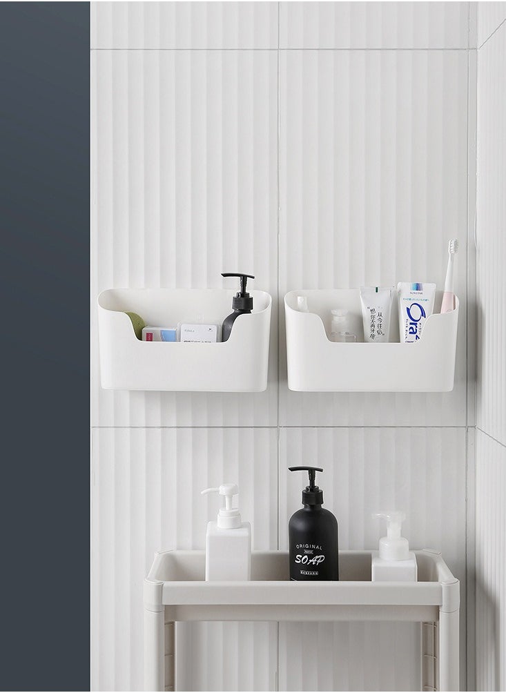 Excellent - Sundries Punch-Free Wall-Mounted Storage Box Cabinet Door Storage Box Wall-Mounted Storage Box - Image 1
