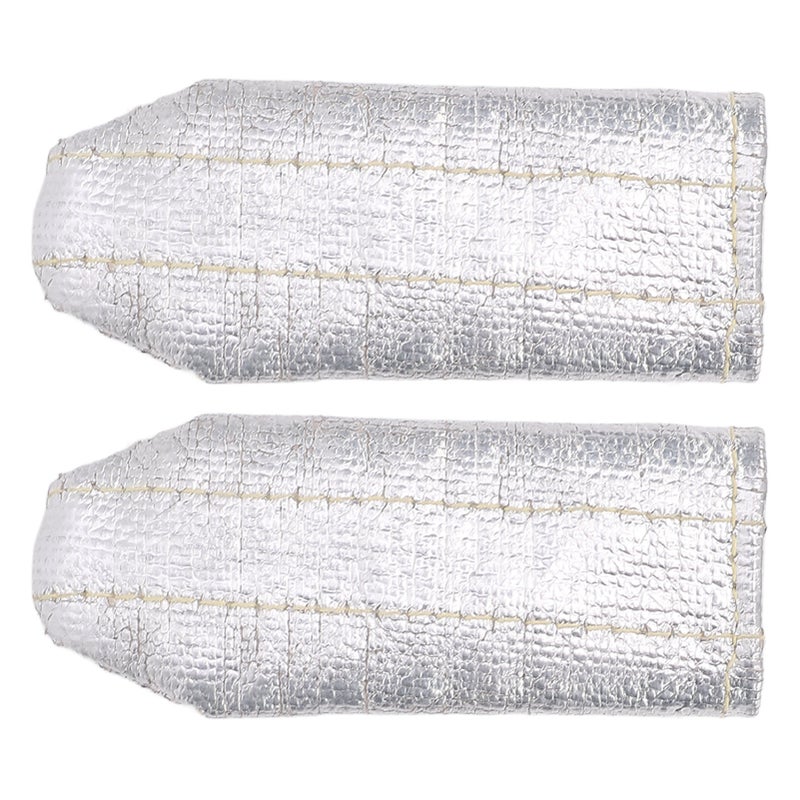 2Pcs TIG Welding Finger Heat Shield Pocket Size Aluminum Foil Unisex Welders Glove Insulation Guards - Image 2