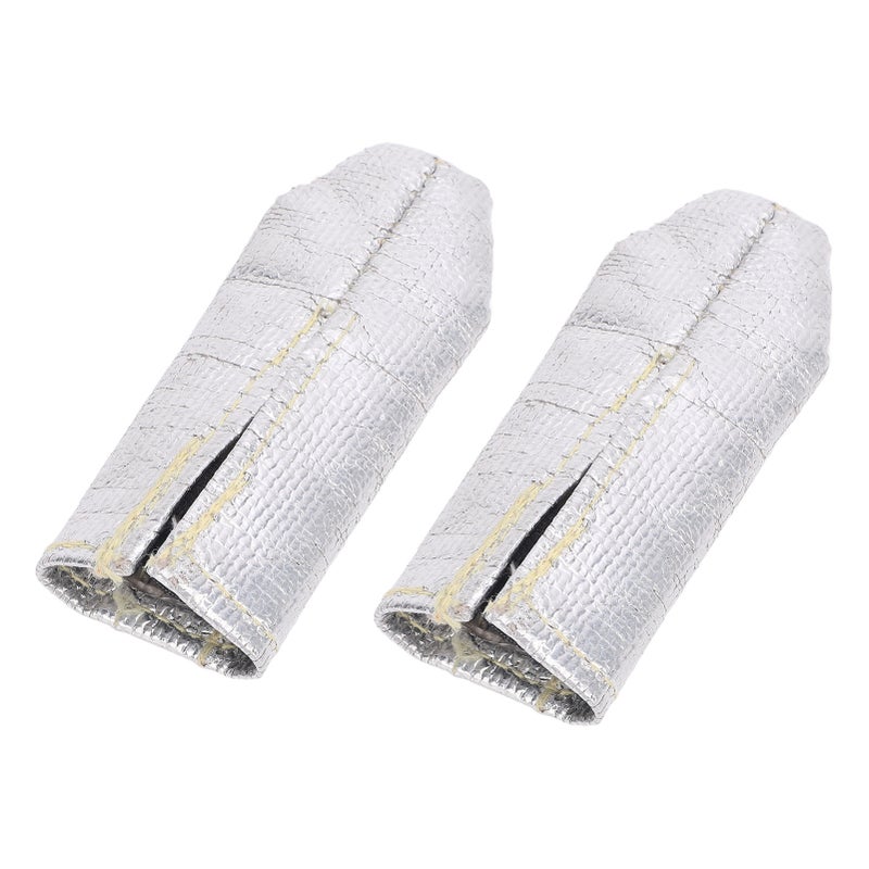 2Pcs TIG Welding Finger Heat Shield Pocket Size Aluminum Foil Unisex Welders Glove Insulation Guards - Image 1