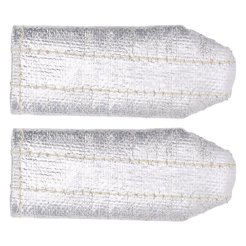 2Pcs TIG Welding Finger Heat Shield Pocket Size Aluminum Foil Unisex Welders Glove Insulation Guards - Image 4