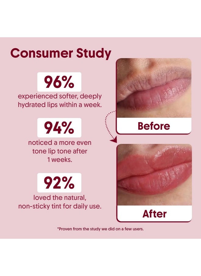 Aravi Organic Aravi Organic Tinted Beetroot Lip Balm With SPF 50 PA+++ & Kojic Acid - Ceramide & Peptide - For Dark, Chapped & Pigmented Lips - SLS & Paraben Free 5 gm  - Image 4