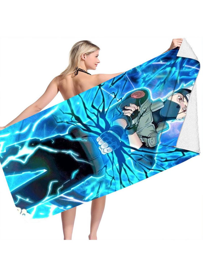 Bluejw Microfiber Beach Towel Fast Large-drying design, highly absorbent towels, quick-drying blanket, lightweight. Ideal for the beach, pool, travel, swimming, camping, yoga, gym 70*150cm - Image 1