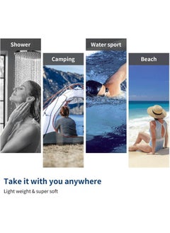 Bluejw Microfiber Beach Towel Fast Large-drying design, highly absorbent towels, quick-drying blanket, lightweight. Ideal for the beach, pool, travel, swimming, camping, yoga, gym 70*150cm  - Image 3